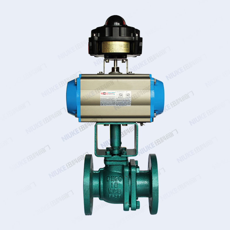 气动衬氟法兰球阀
