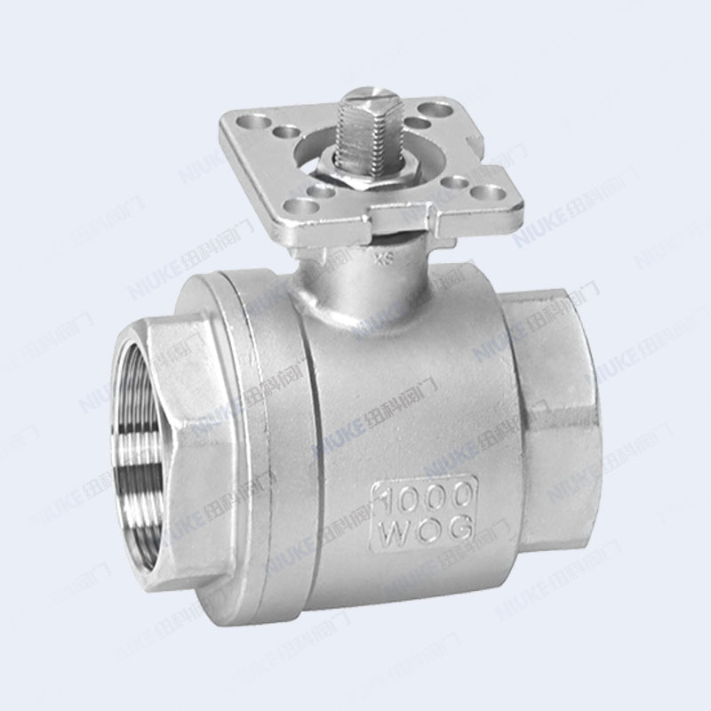 二片式高平台丝扣球阀