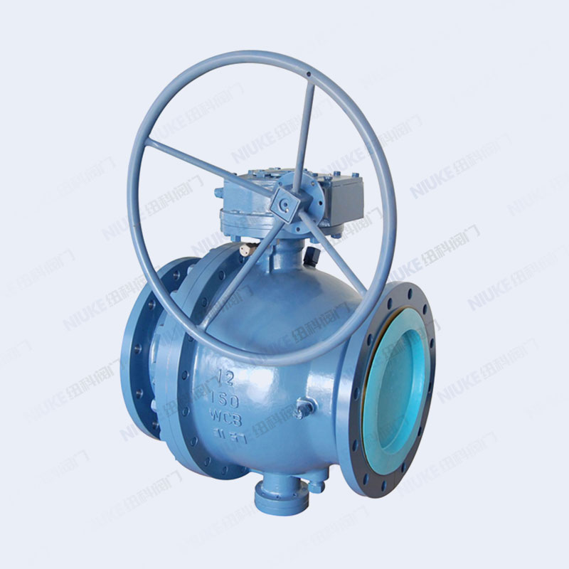 蜗轮固定式法兰球阀